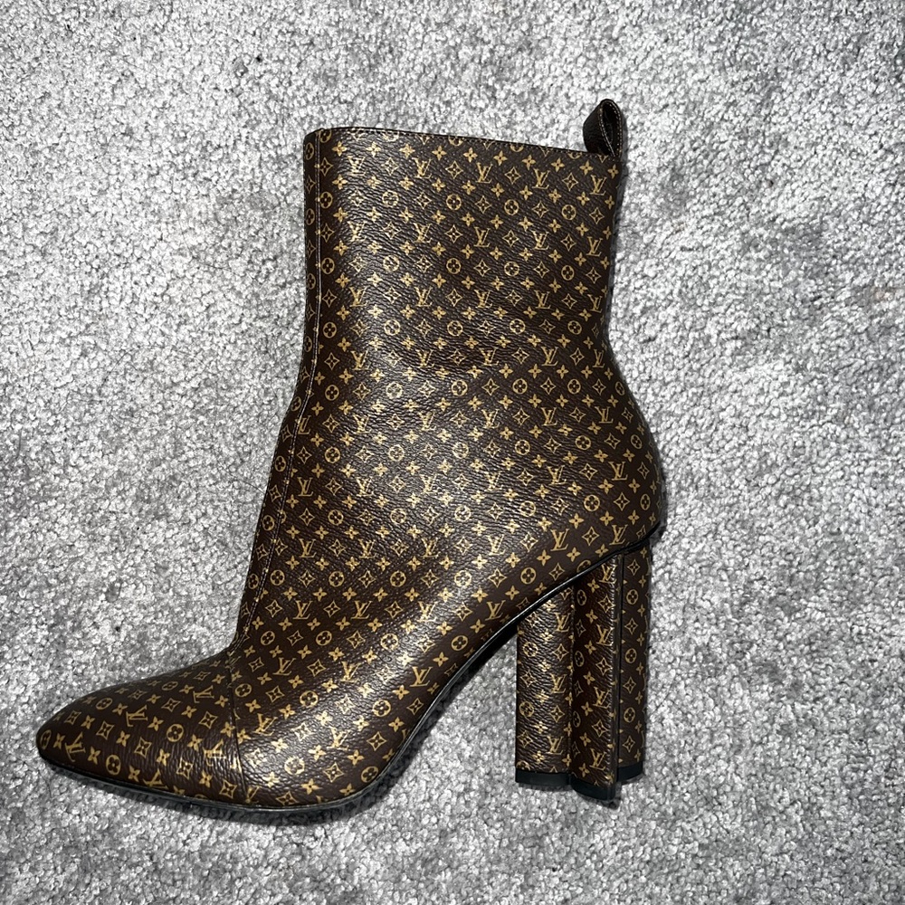 Louis Vuitton Nano Monogram Silhouette Ankle Boots
